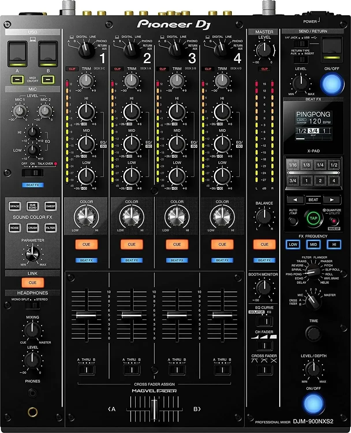 خصم الصيف بنسبة 50% على المبيعات الساخنة لخلاط DJ الاحترافي Pioneer DJM-900NXS2