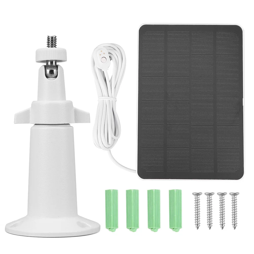 4W/6W 5V Solar Charging Panels Adjustable Wall Mount Solar Battery Charger for Arlo Pro 5S/4/3 Floodlight Camera view 6