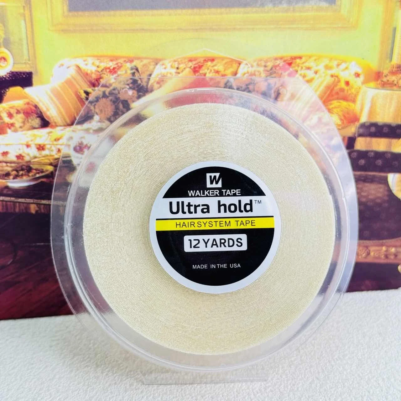 12YARDS Hair SystemsTape For Lace Front White Double Sided Wig Tape For Hair Extensions Adhesive Tape Wig Styling Tools
