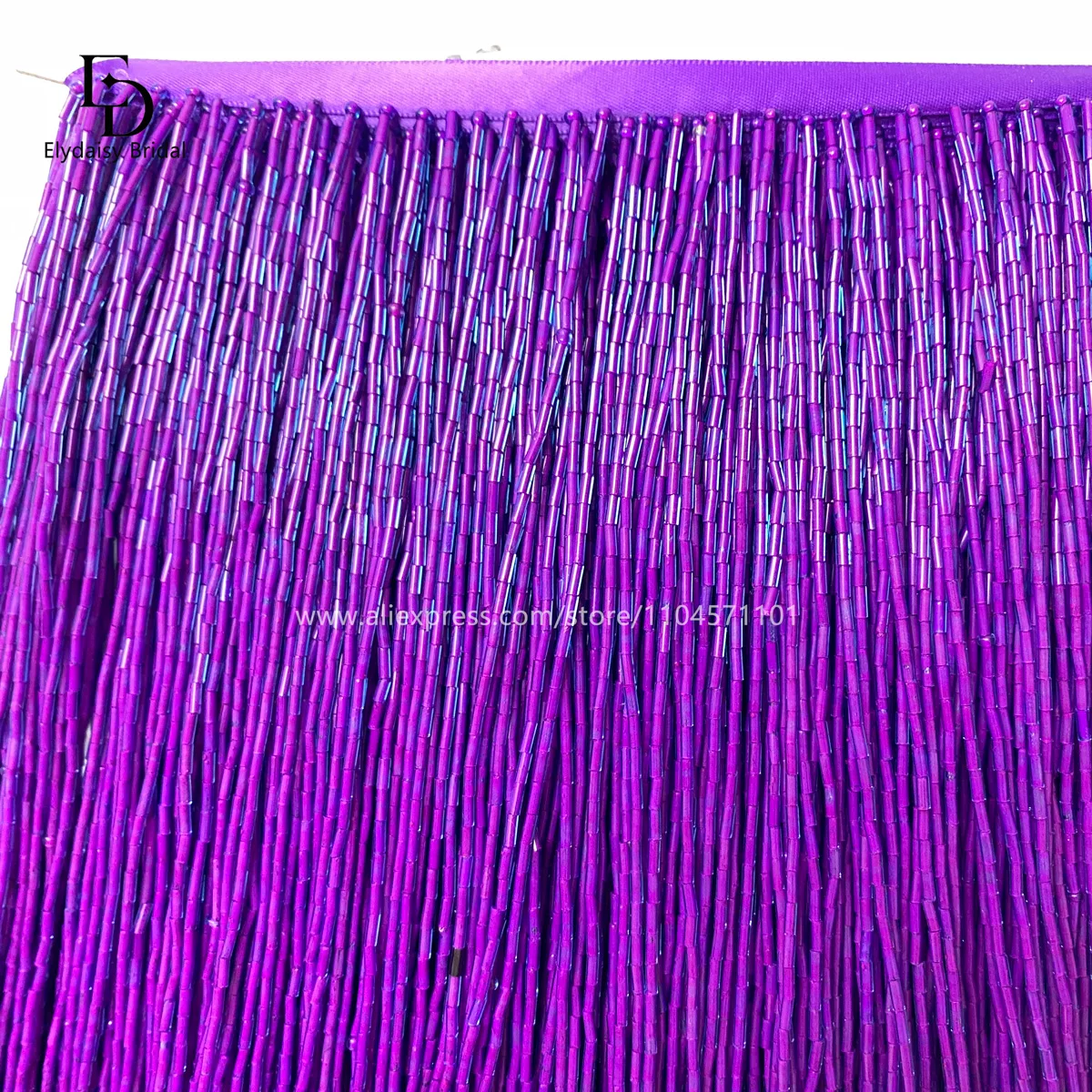 30CM Long Purple Green Black B - огляд і ціна Fringe Ribbon Sewing