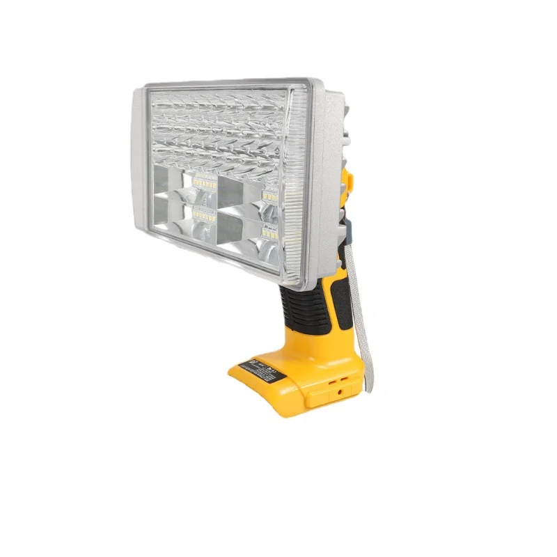 Imagem -03 - Luz de Trabalho Led para Dewalt 18v Li-ion Bateria Lanterna Portátil Brilhante Outdoor Jobsite Camping Luz Spotlight 9