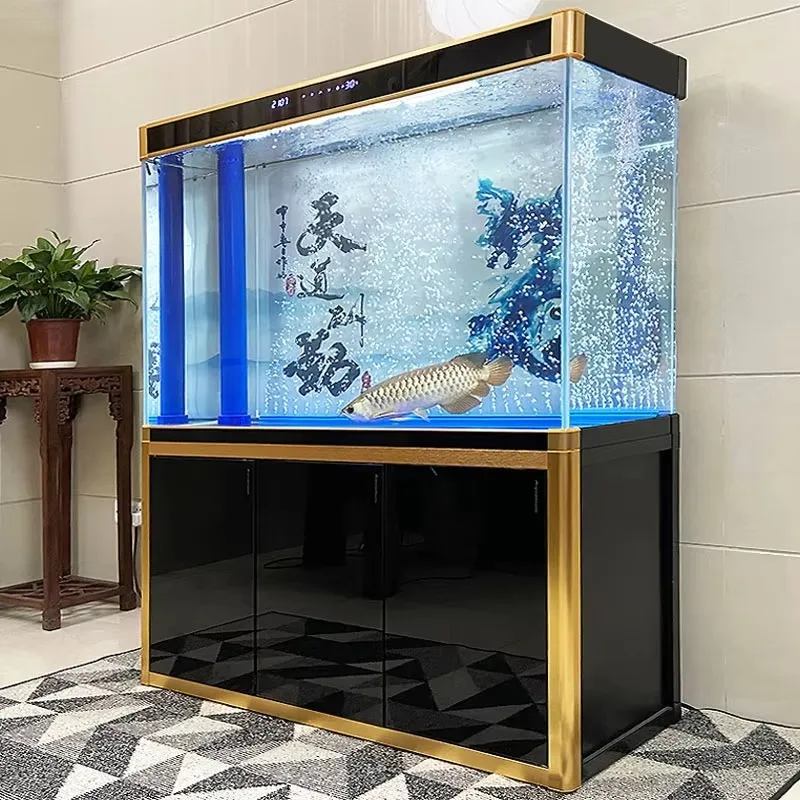 

Аквариум для морских звезд: большой, средний и малый, из супербелого стекла, для гостиной, домашний, с подводным и донным фильтром