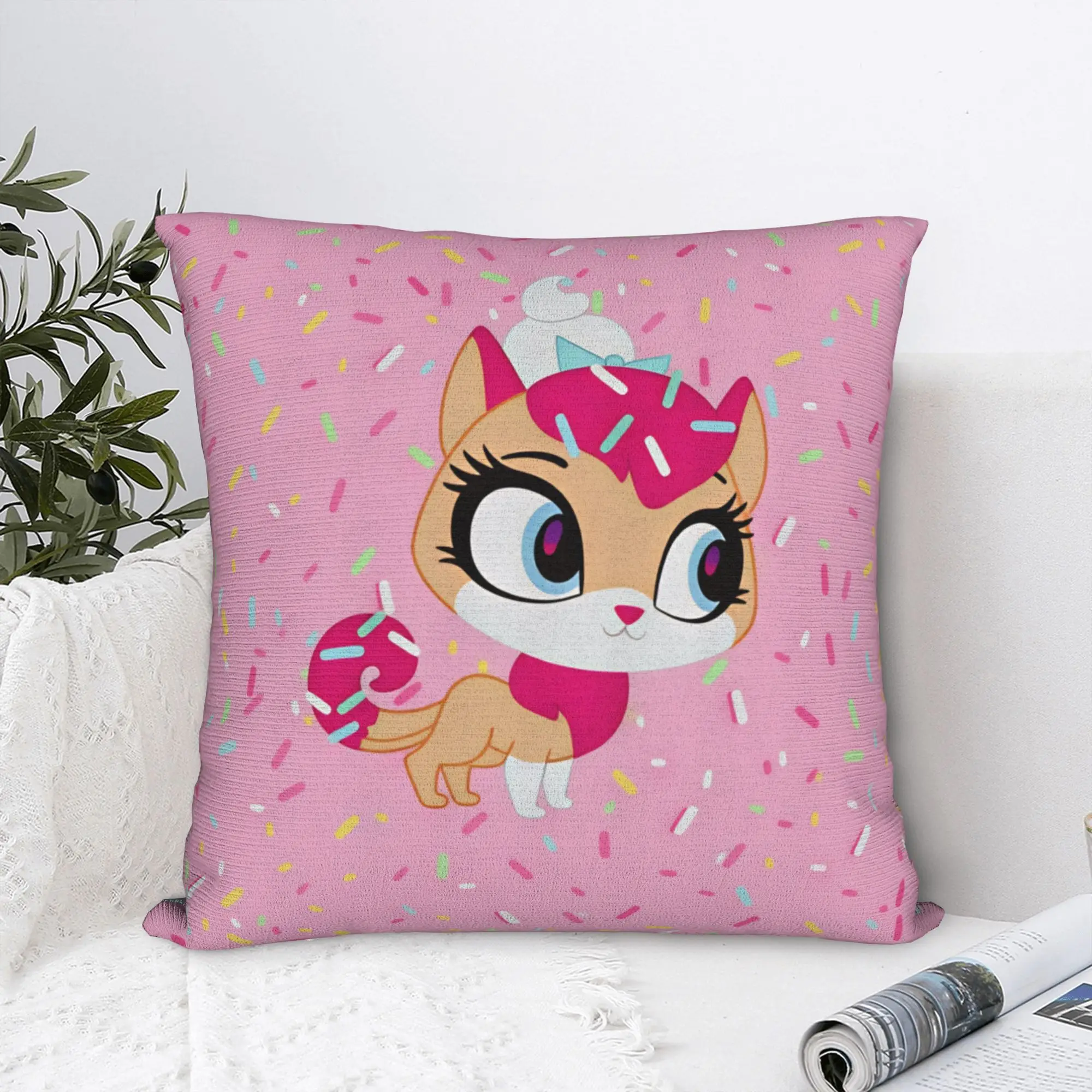 Littlest Pet Cute Pillowcases  Funny Pillow Case For Sofa Home Decoration Graphic Pillow Cover