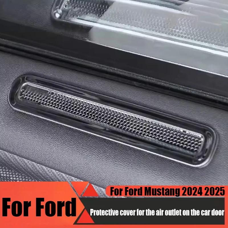

For Ford Mustang 2024 2025 protective cover for the air outlet above the car door car interior decoration modification part