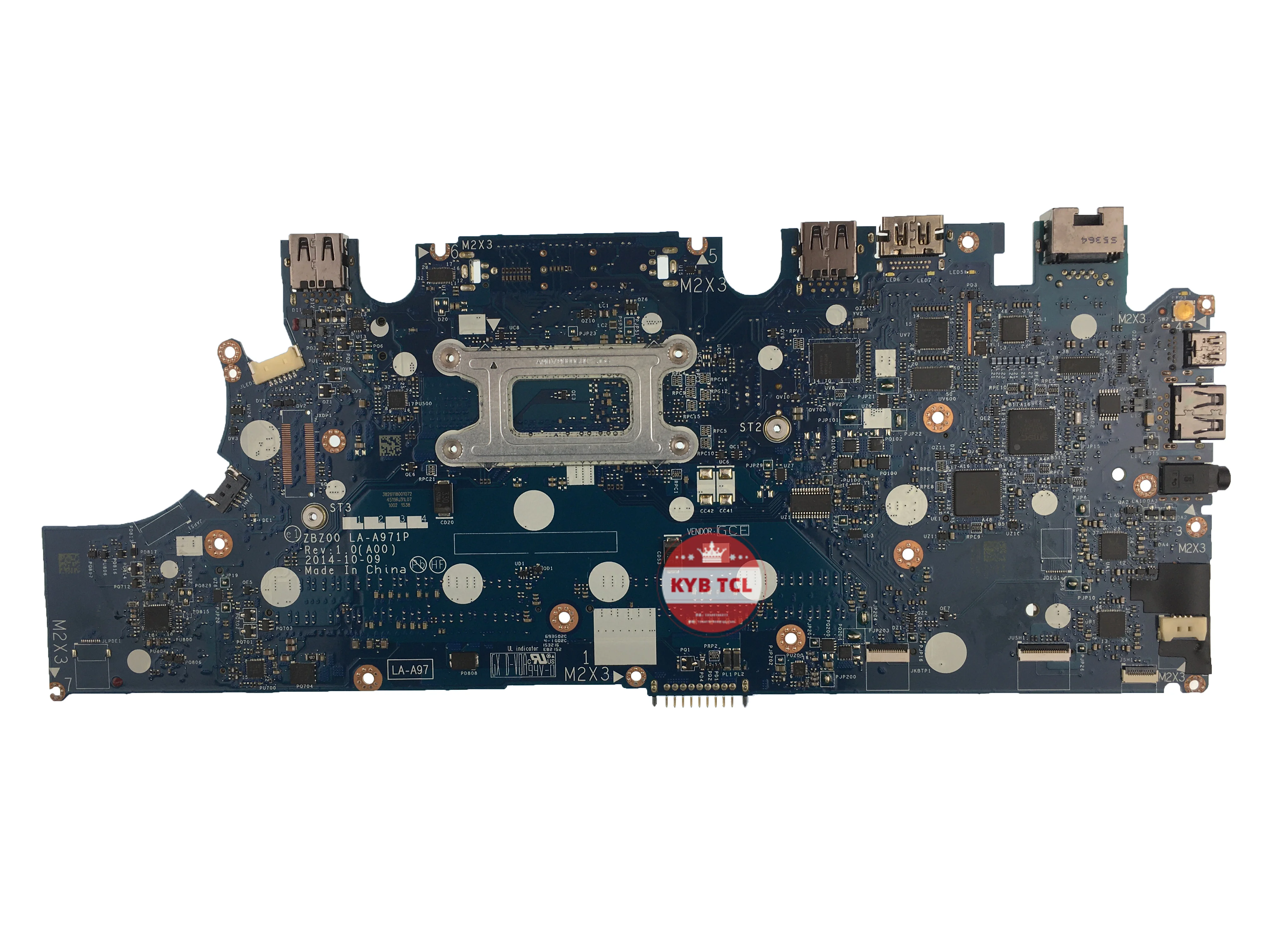 2PVP8 0TPHC4 TPHC4 0G9CNK G9CNK Notebook For DELL Latitude 7250 E7250 Laptop Motherboard LA-A971P Mainboard 02PVP8 CN-02PVP8