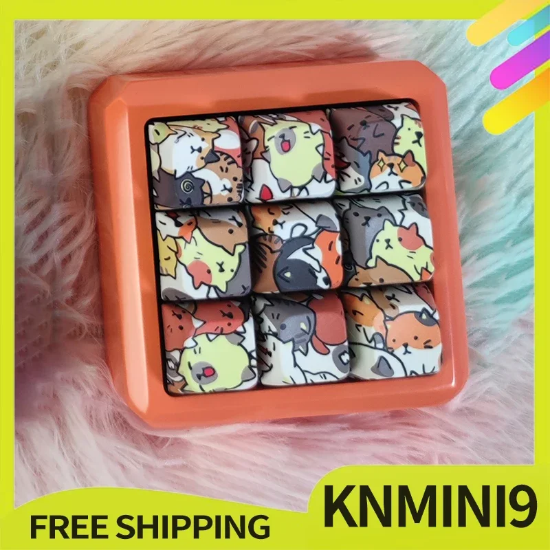 

KnMini9 Mechanical Keyboard Customization Programming Numeric Wired Padkirsite Hot-Swap Rgb Keypad For Gamer Office Gifts