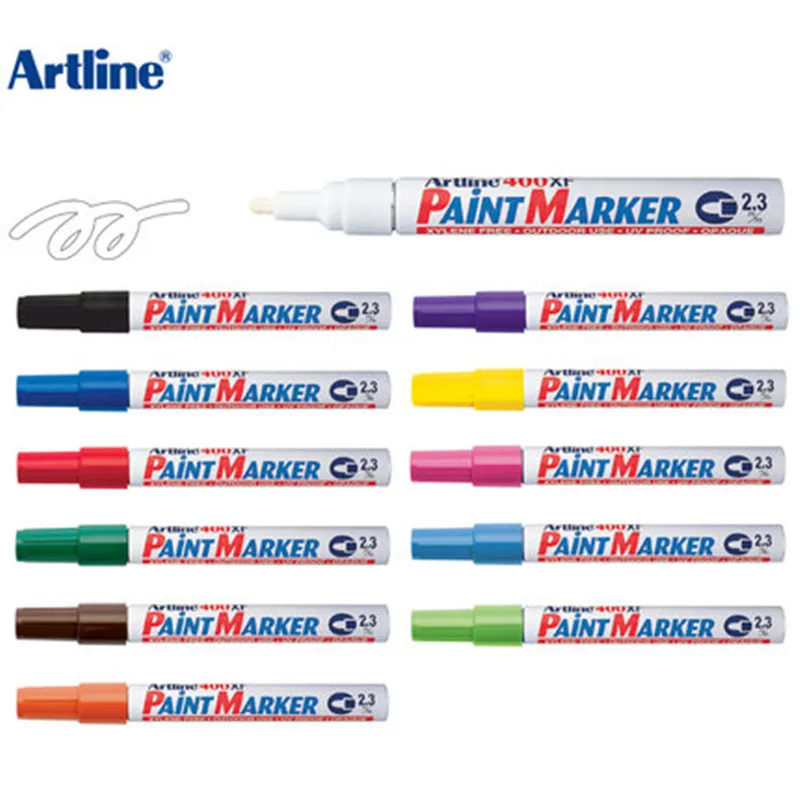 1 pcs Japan Artline round head environmentally friendly paint pen 2.3mm EK-400XF non fading waterproof marker pen