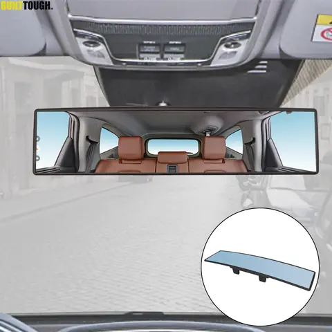Universal Car Rearview Mirror Wide-Angle Blue XUKEY