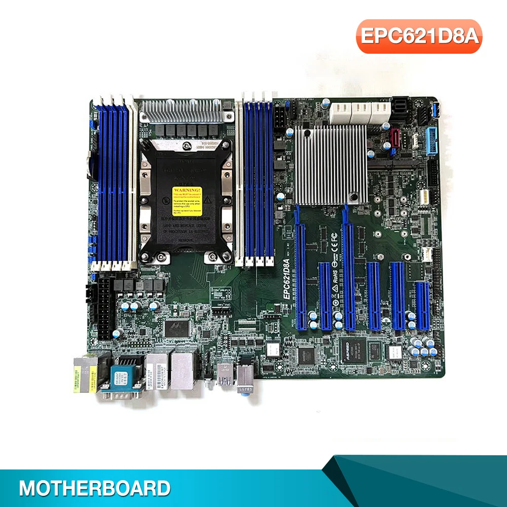 Server Motherboard EPC621D8A For ASRock REG DDR4  LGA3647 IPMI Support 8124 8124M 8171M 8172M 8175M