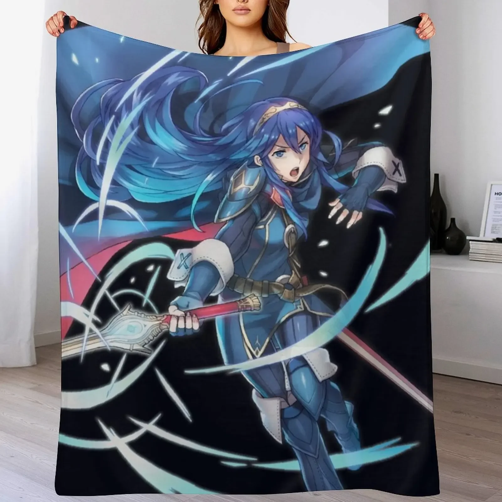 Lucina | Lord Throw Blanket Sofa Throw anime Furrys Blankets