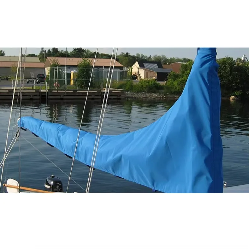 Yacht Sail Cover Sunproof Waterproof Sunshade Boat Cover 420D Oxford Cloth Marine Supplies Accessories