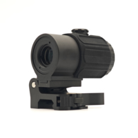 Tactical Airsoft G43 3x Mini Magnifier FDE W/Quick Release Switch to Side Mount BLK G43.STSTAN Holographic Sight