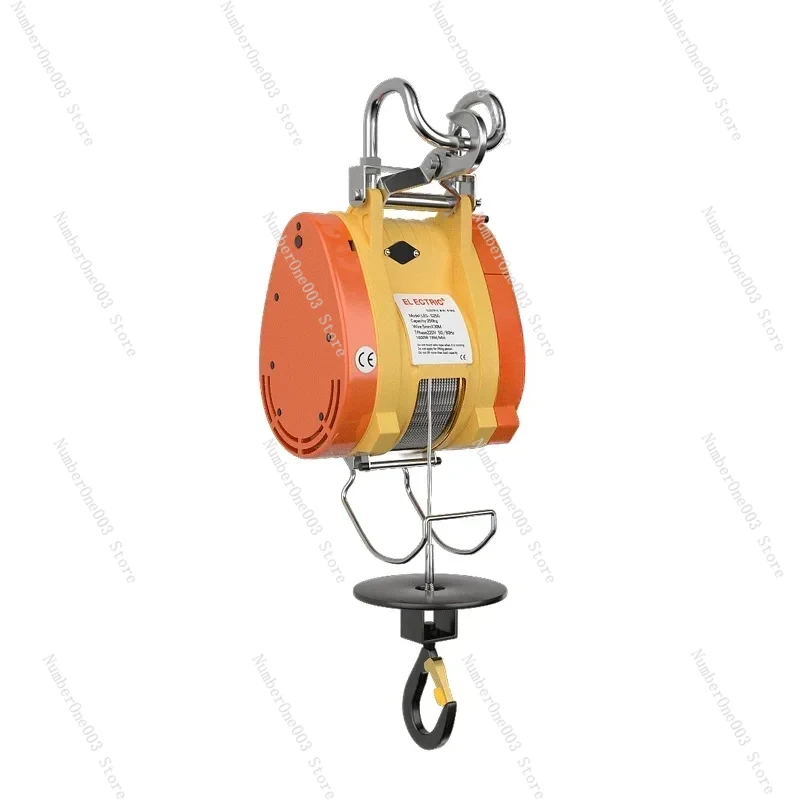 Hoist Portable Suspended Small Hoist Ultra High Efficiency Cable Winch Mini Electric Hoist Crane