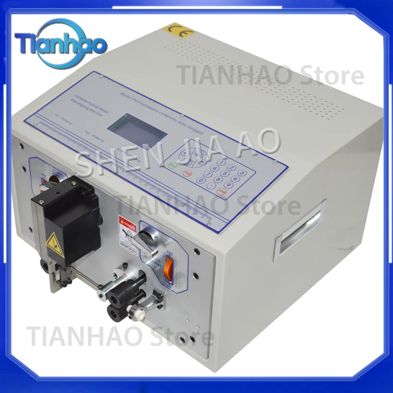 NEW Automatic Wire Stripping Machine for Cable Sheath Mute Pneumatic Small Square Double Cutting Line Multi Tangential