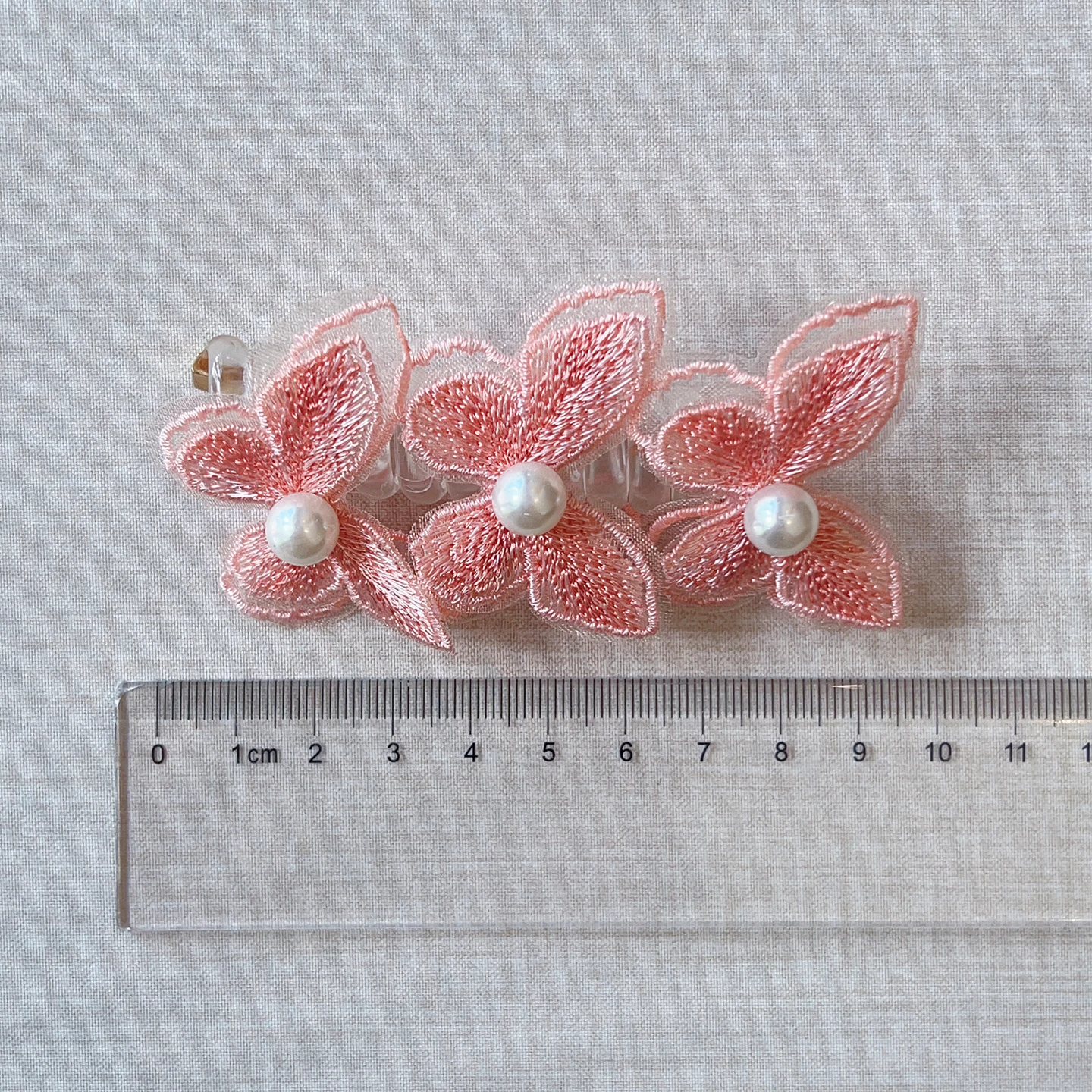 2026 Neue bestickte Schmetterlings-Telefonkabel-Haargummis für Damen und Mädchen – Modische rosa-lila elastische Haarbänder – Detail 10
