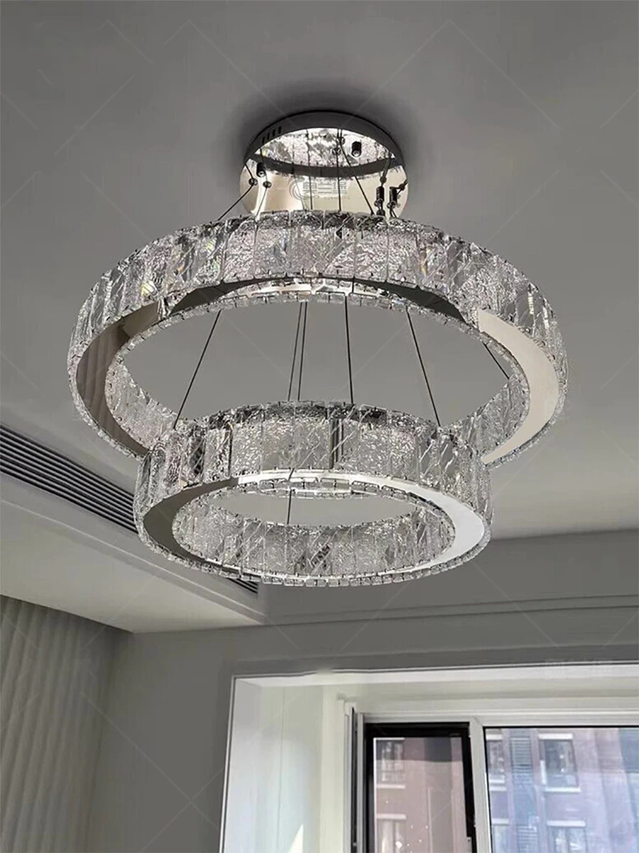 Creative Iceberg Crystal Chandelier Luxury Home Decoration Lustres Cristal for Living Room Dining Table Lighting Lamparas