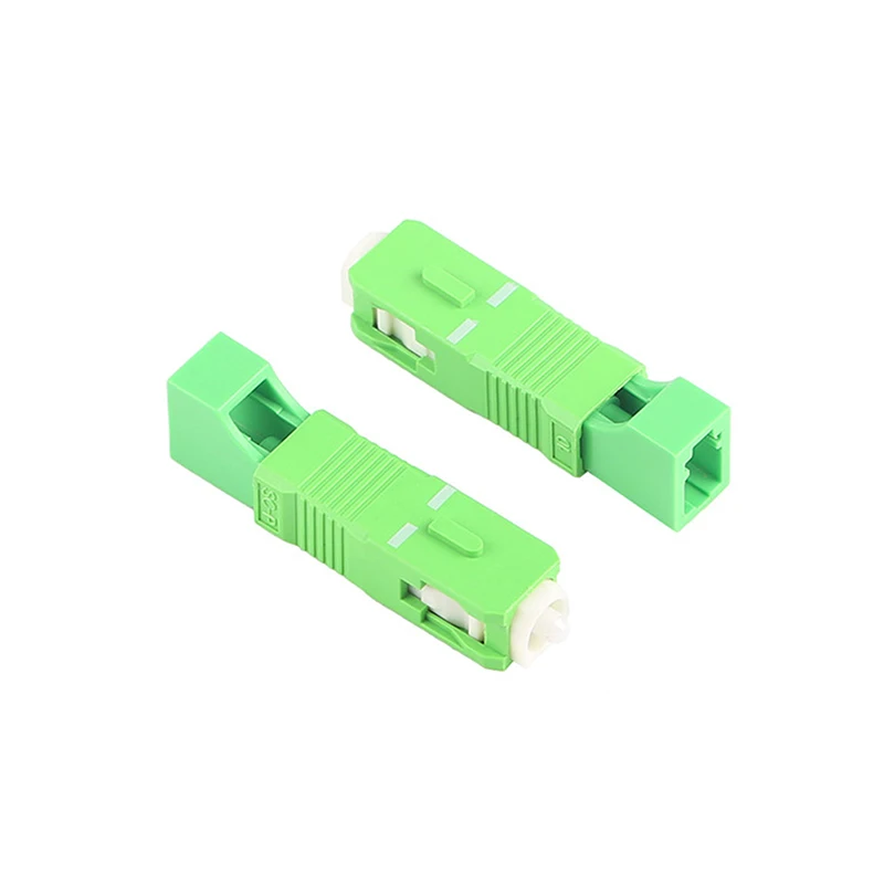 SC/APC-LC/APC Fiber Optic Connector LC Female To SC Male SM 9/125 Hybrid Adapter