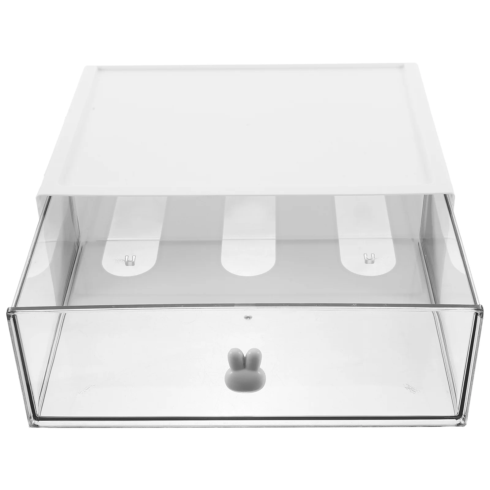 

Drawer Type Household Makeup Case Storage Box White High 1 Desk Organizers Stationery Household Accessories Office Supply