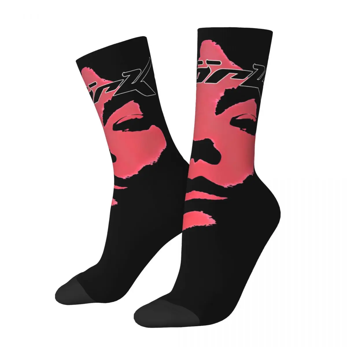 Cozy Unisex Socks Bjork Homogenic Vintage Red Face Merchandise Super Soft High Quality Socks All Season