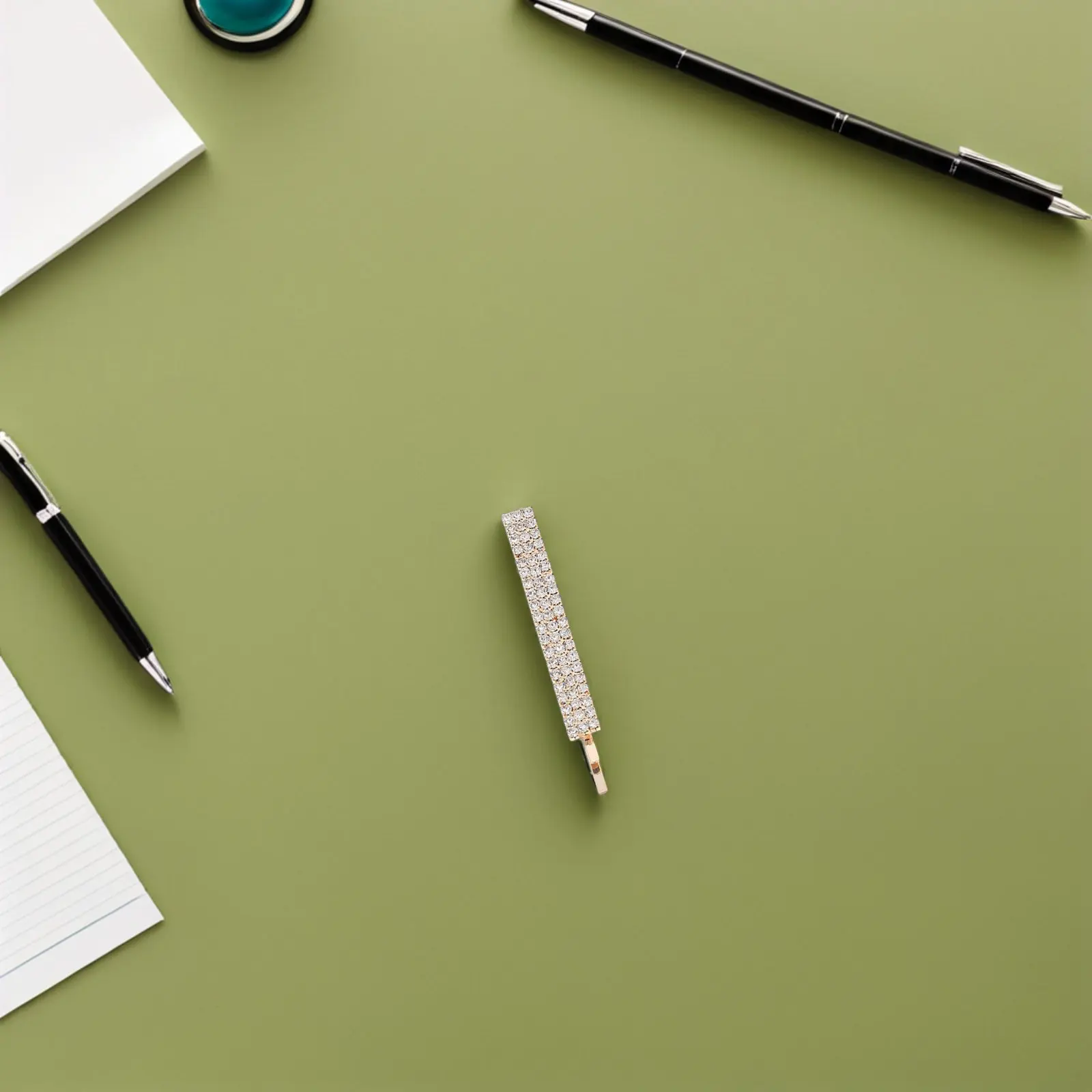 

18Pcs Rhinestone Barrette Clips Sparkly Alloy Hair Side Clips Secure Grip for Bangs Styling Travel Work Party Prom Bridal