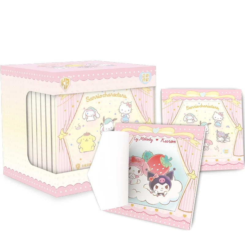 

Подлинная карта Hello Kitty Sanrio My Melody Cinnamoroll Pompompurin Kuromi, посылка аниме, коллекционная карта, детские игрушки, подарки
