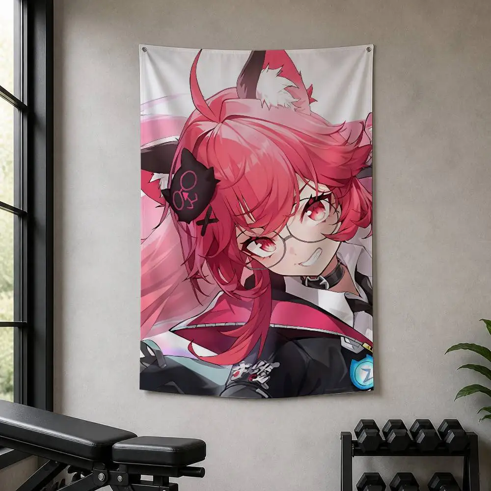 N-Neverness to Everness Nanally  Decorative Wall Flag Banner for Home Garden Garage Indoor Outdoor Decor