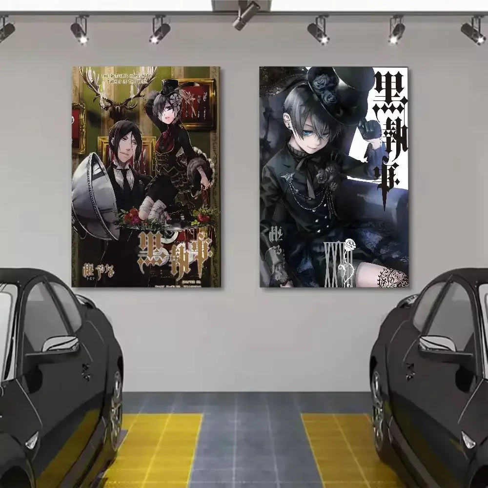 B-Black B-Butler انمي ياباني ملصق غرفة المعيشة جدار الفن المرآب غرفة ديكور المياه برهان ورقة طباعة غرفة ملصقات ديكور لتزيين الغرف