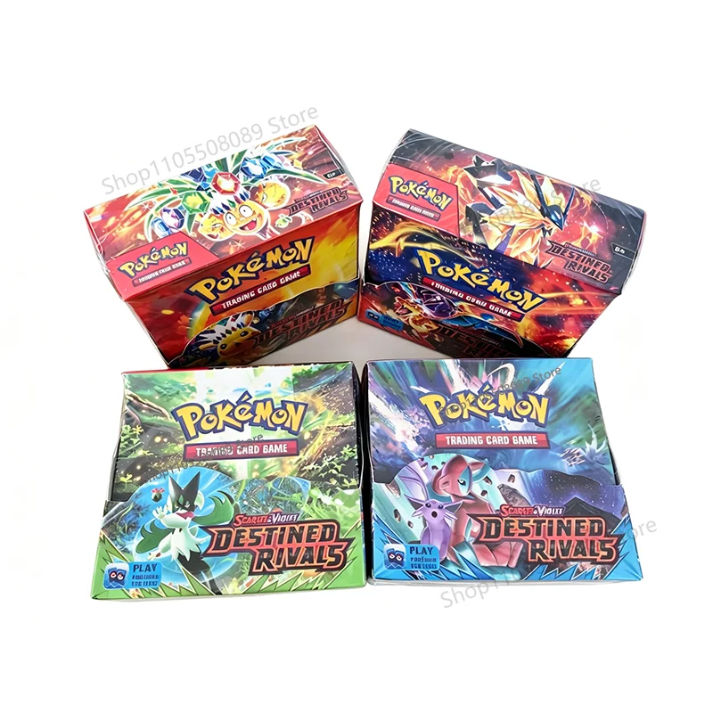Scarlet Violet Destined Rivals 288 Stück Englische Version Pokemon TCG Classics Booster Box Pokemon Sammelkarten 36 Pack Box