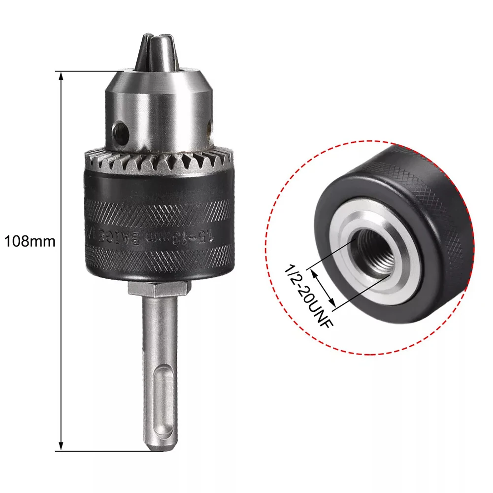 For Step Drill Bits Drill Chuck Workshop Use Strict Quality Control 1.5mm-13mm Clamping Range Electric Wrench Converter