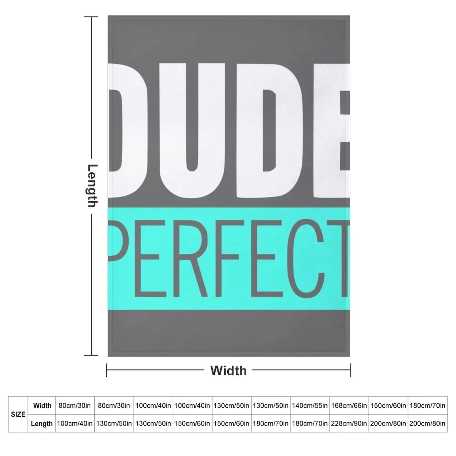 Dud. Perfect (Official Design - Dark Grey) - Useless Madala Throw Blanket Summer for sofa Bed linens For Baby Picnic Blankets