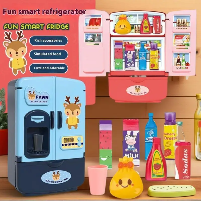 Home Accessory Gift - Miniature Simulation Fridge, Kitchen Furniture, Children's Educational Toy