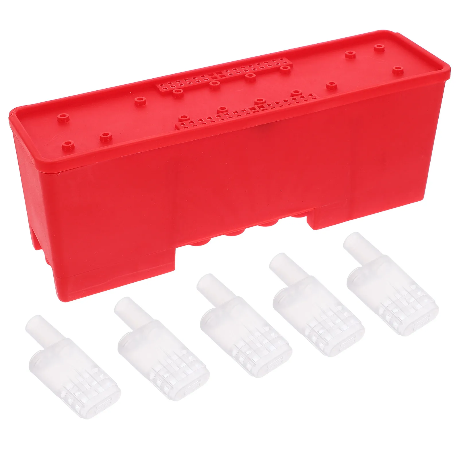 1Set Queen Cage Transport Box Set for Beekeeping Includes Rearing Transfer and Storage Boxes Safe Stress-Free Honeybee Queen