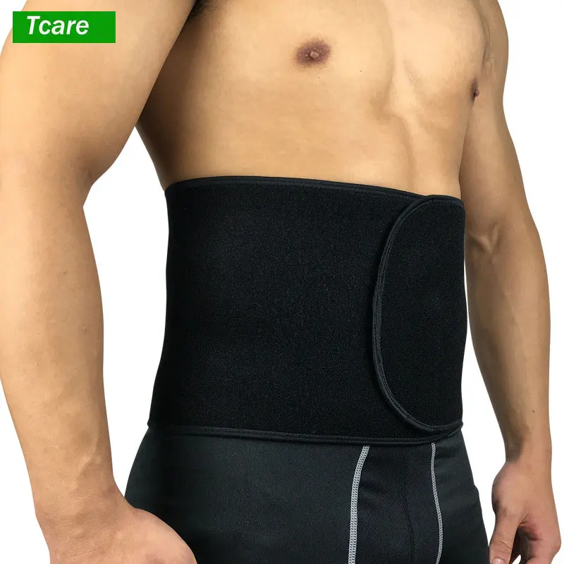 

Tcare Waist Trimmer Belt Neoprene Abdominal Trainer Back Support Weight Loss Sweat Enhancer Adjustable Belt Slimmer Body Shaper