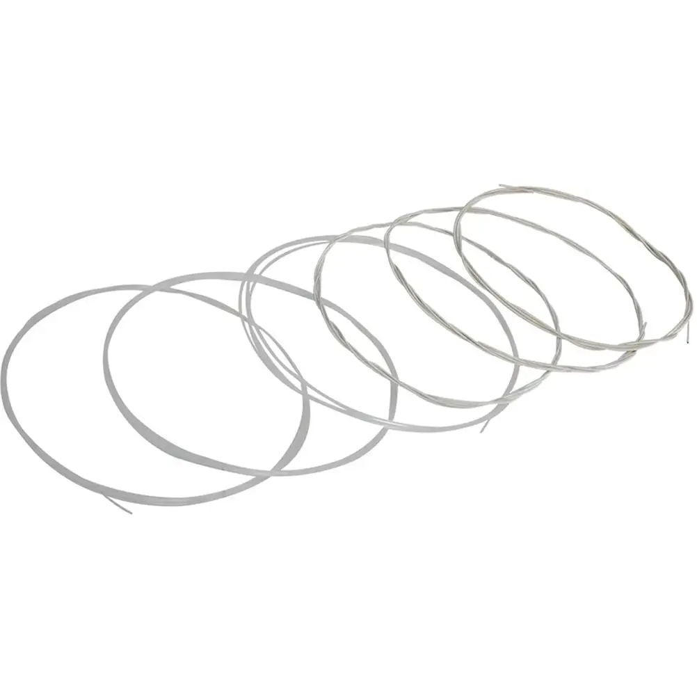 

6 Pcs Classical Guitar Strings C670 Transparent Nylon Student Optical Acoustic Bass Folk Musical Instrument Parts Accessories