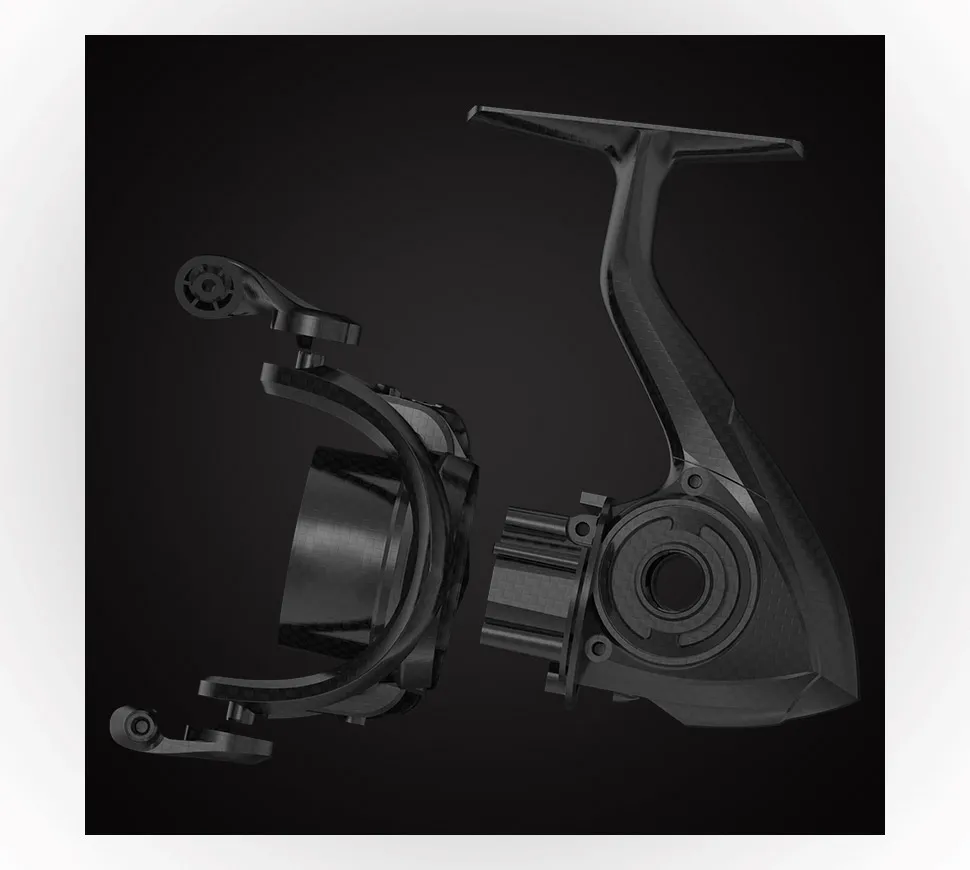 Piscifun Carbon X2 Spinnrollen, maximale Bremskraft 10 kg, ultraleicht, 156 g Gewicht, Rotor 6,2:1/5,2:1, 10+1 abgeschirmte Lager, Angelrollen – Detail 3