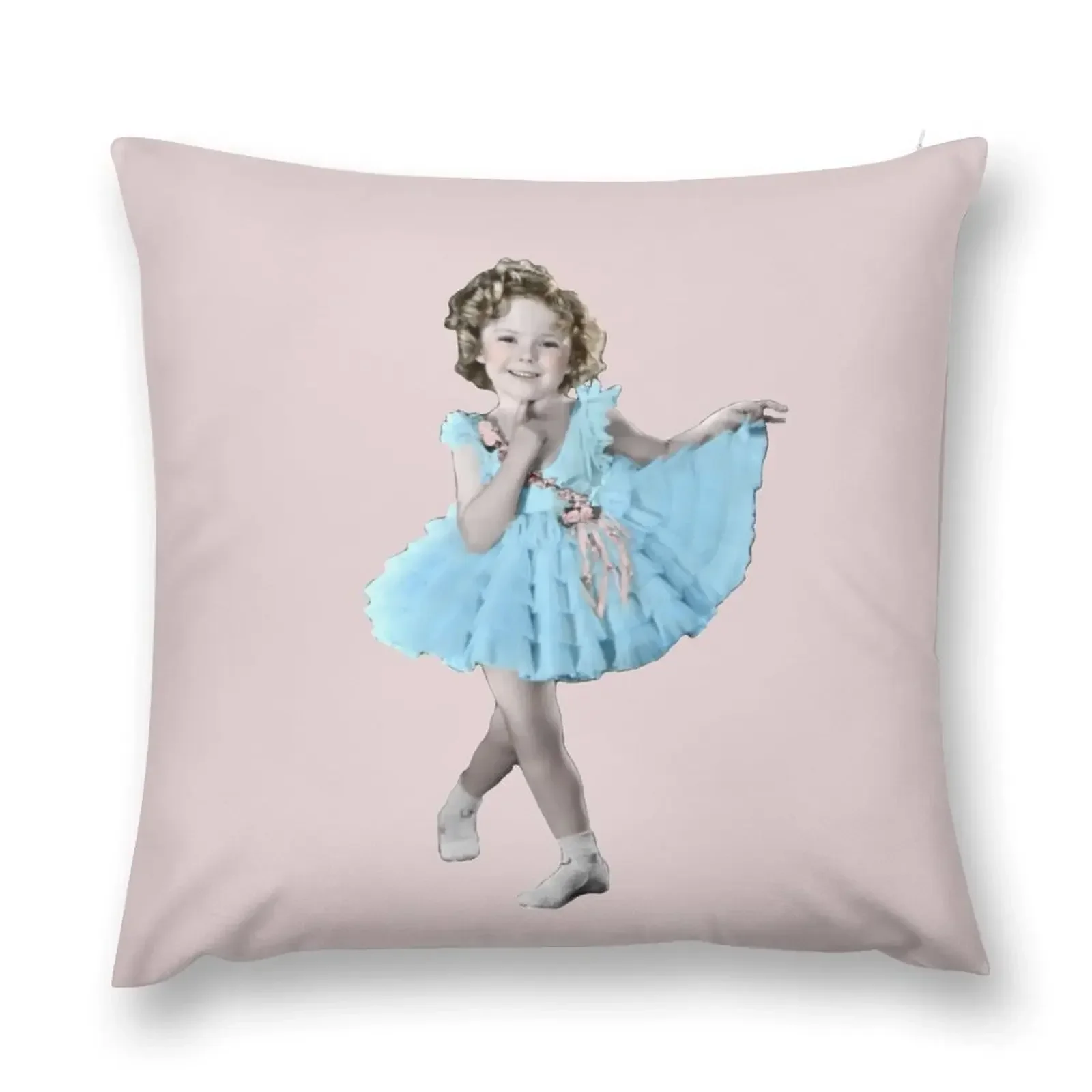 Shirley Temple Frills Throw Pillow Cushions For Decorative Sofa Christmas Pillowcase pillow