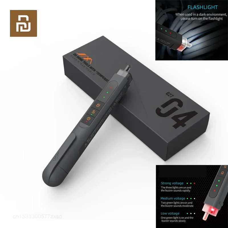 Xiaomi-jimi Jm-g2704 Mini Caneta de Teste Elétrico Detector de Eletricidade sem Fio sem Contrato Tensão do Circuito Elétrico sem Fio