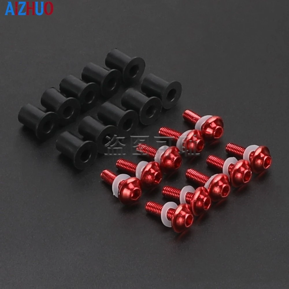 

5mm 10PCS Windshield Deflectors Bolts For Honda CBR150R CBR125R CBR250R CBR300R CBR250RR CBR400R CBR500R CBR600F CBR650F CBR650R