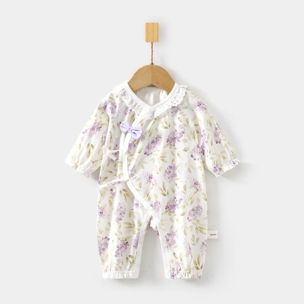 0-6M Baby Boy Girl Summer Princess Jumpsuit Newborns Cotton Breathable Comfy Romper Kid Casual Floral Printed Lightweight Onesie