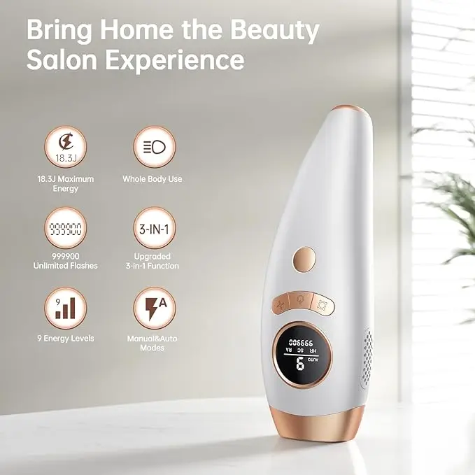 آلة إزالة الشعر IPL 510 K المحمولة المنزلية الجليدية الباردة غير مؤلم جهاز إزالة الشعر Ipl إزالة الشعر الدائم