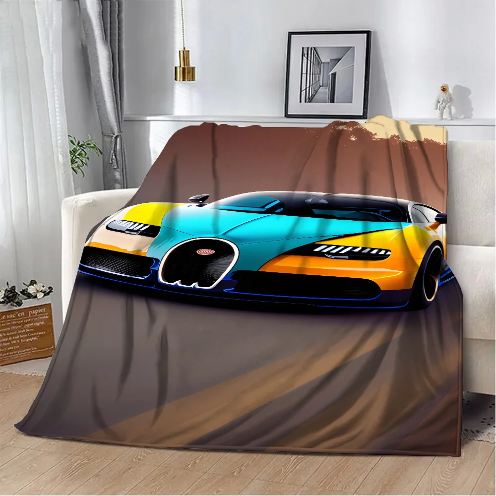 B-bugattiS Bed Throw Blankets & Throws Fluffy Soft Blankets Characters Sofa Throw Blanket Luxury Bedding Home Interior Nap Hairy