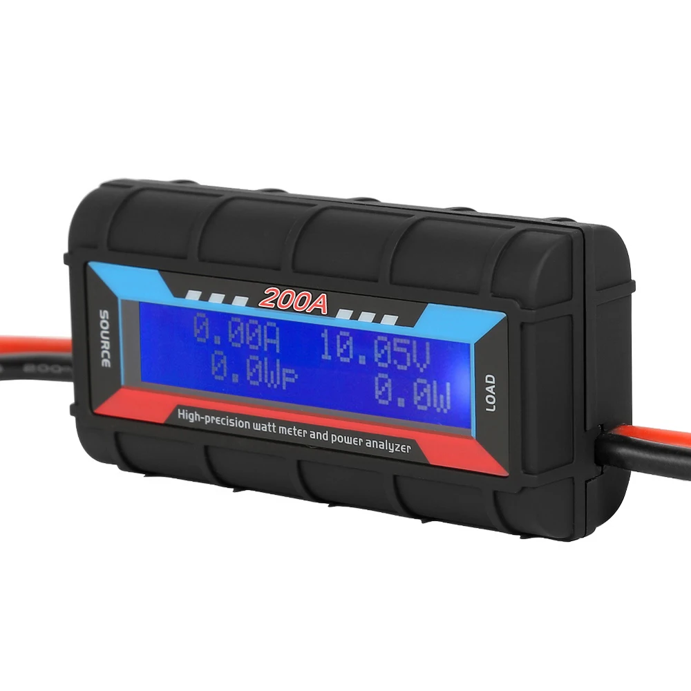 200A Hoge Precisie RC Watt Meter Power Analyzer Batterijspanning Amp Meter met LCD Digitale Display Snelle Levering