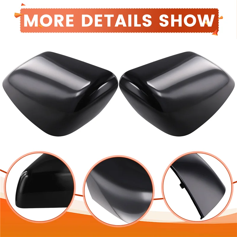 

X39A-Car Rearview Mirror Cover Door Mirror Shell For Range Rover Sport Discovery 4 Freelander 2 Side Rear View Mirror Cover
