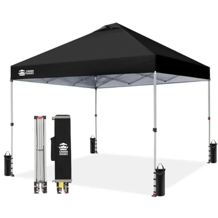Pop Up  - Beach Tent with One Push Setup - Easy Outdoor Sun Shade for Events Parties Camping - Gazebo with STO-N-Go Cover Bag -