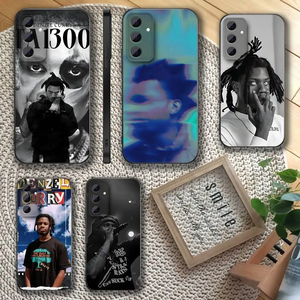 

D-Denzel Curry Ta13oo Phone Case For Samsung S 25,24,23,22,30,21,10,9,Ultra,Plus,Lite,FE,4,5 G Soft Black Case