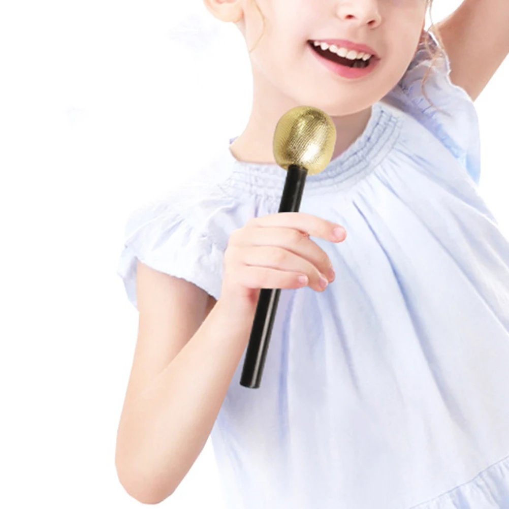 

5Pcs Fake Microphone Props Realistic Party Microphones Cosplay Stage Prop Disco Party Favors Microphone Prop Stage Props