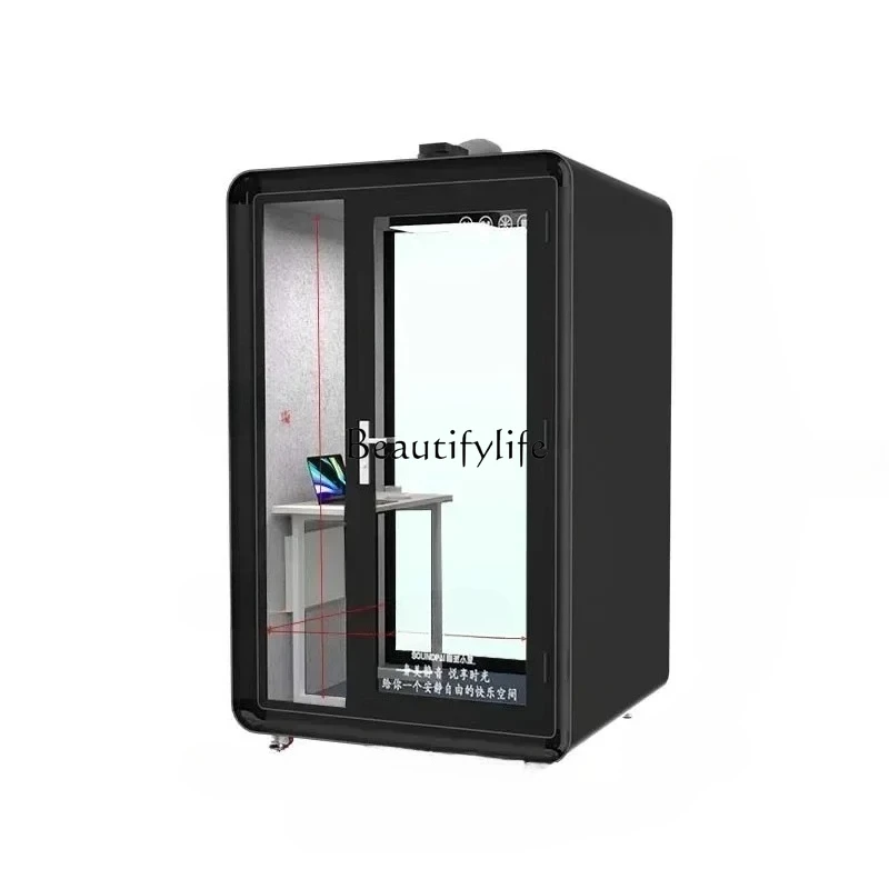 

Mobile Soundproof Room Home Recording Studio Drum Kit Indoor Mute Cabin Telephone Booth Singing Room Piano Room