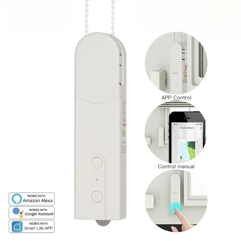 Smart DIY Motorized Roller Blinds/Shades Drive Motor Hub Tuya Smart Life APP Alexa Google Home Voice Control