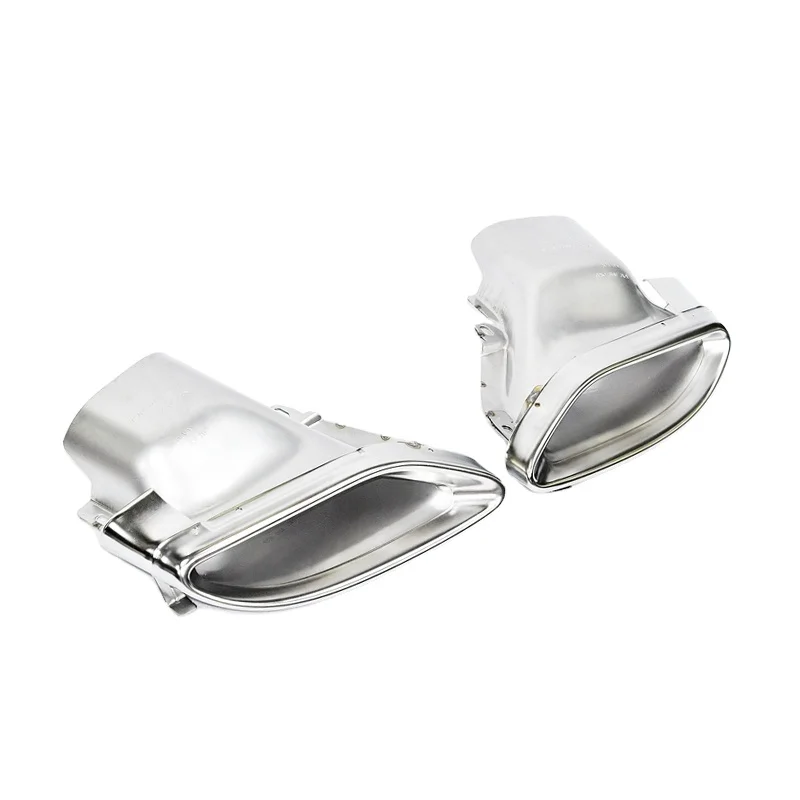 

SYPES Выхлопной наконечник глушителя для Benz Mercedes W205 W212 E350 Хром C180 C200 C250 C300 C450 GLE43 Наконечник турбины глушителя OEM