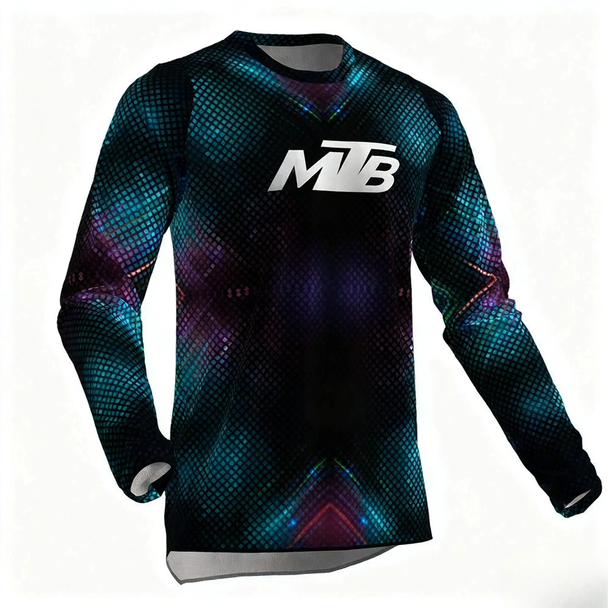 2026 Men's Long Sleeve T-shirt Mountain Bike Off-Road Motorcycle Cycling Jersey MTB Clothes Camping Outdoor Fishing Top Loose